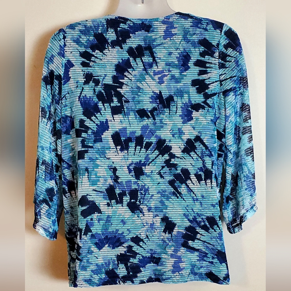 Beautiful JM Collection Blouse 1X - Picture 3 of 8